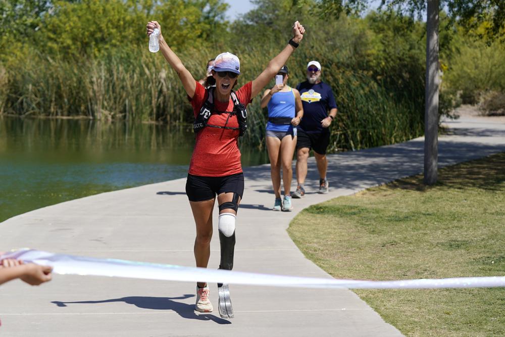 102 marathons in 102 days: Amputee’s unofficial world record