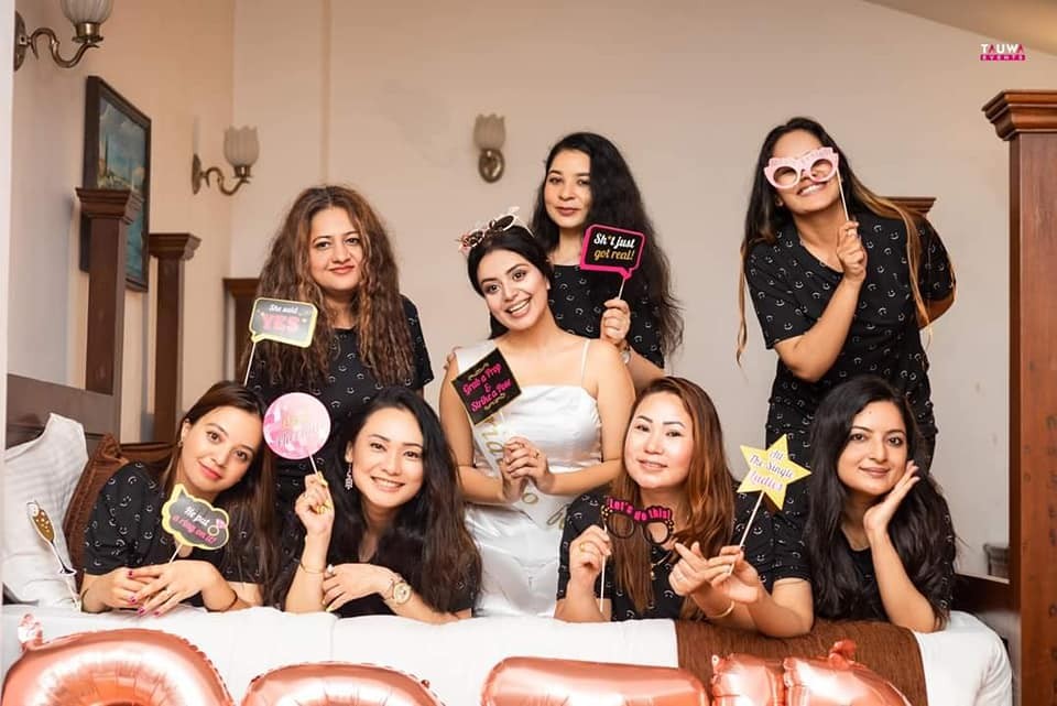 Actress Nita Dhungana’s Bachelorette party