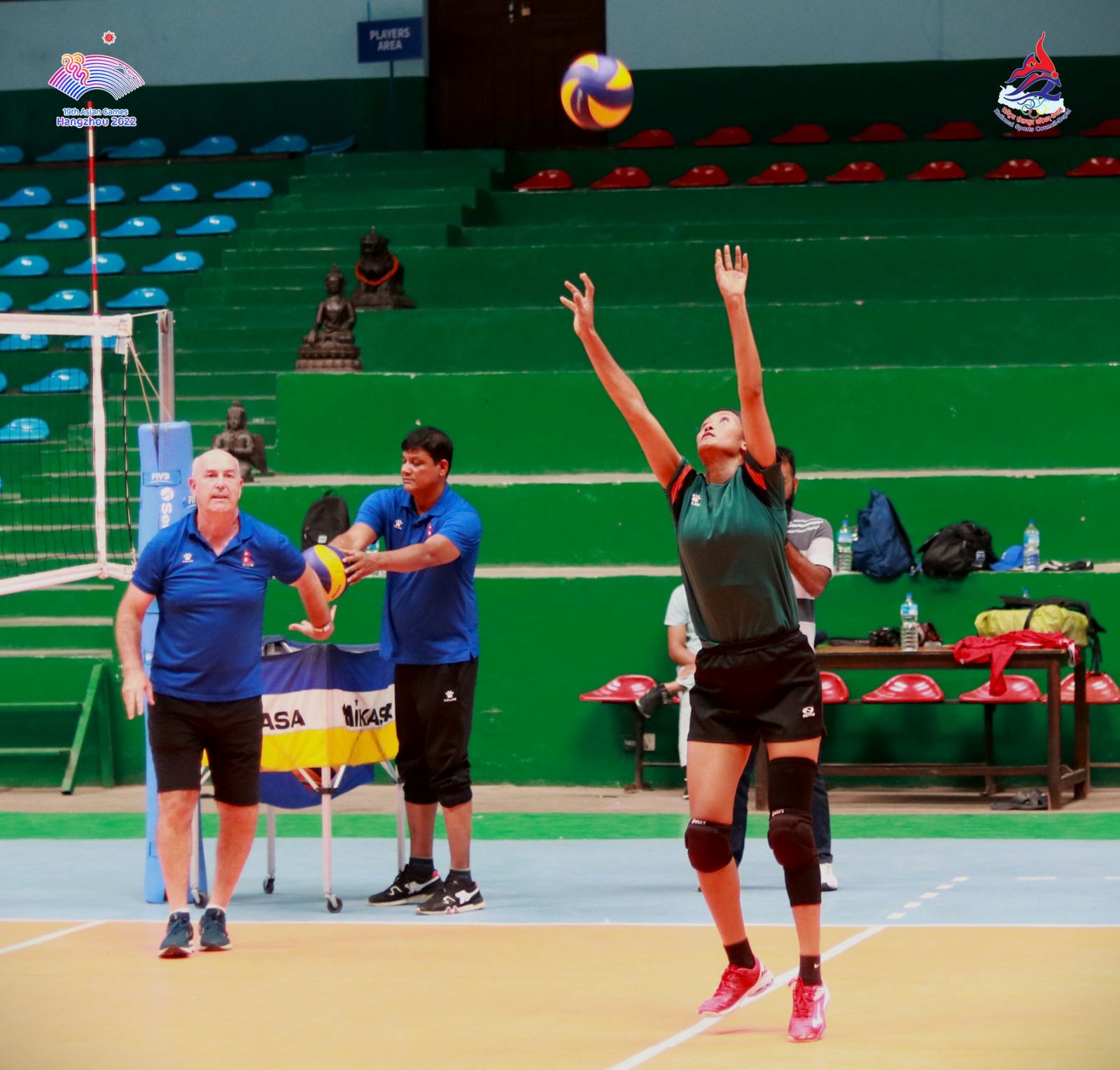 Nepali women’s volleyball first time in the Asian Games