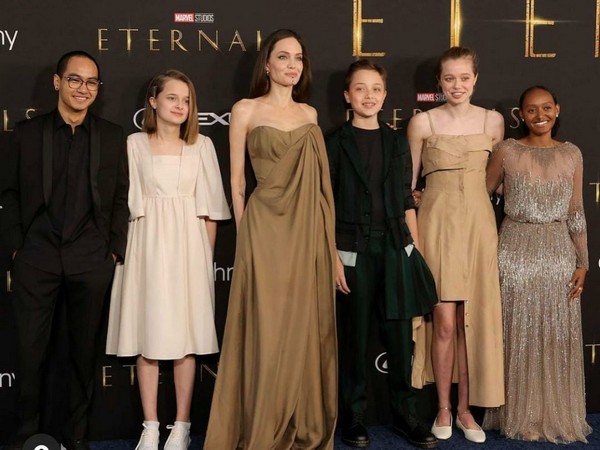 Family affair for Angelina Jolie at ‘Eternals’ premiere