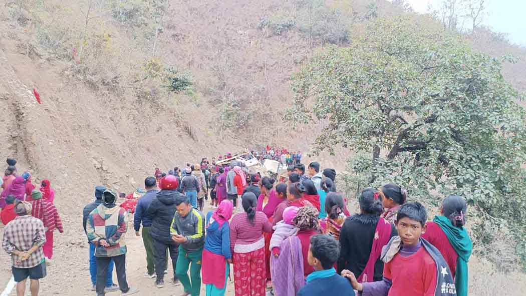 Palpa jeep accident death toll reaches 10