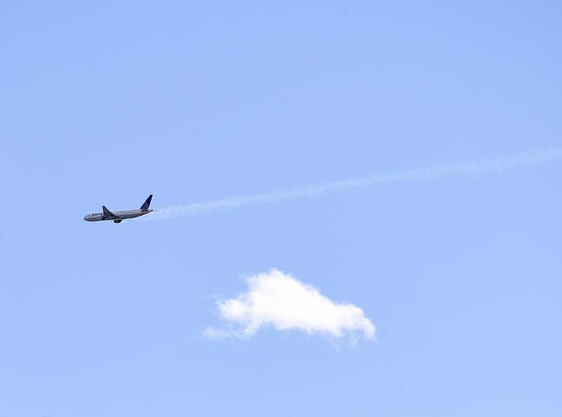 Debris falls from plane during emergency landing near Denver