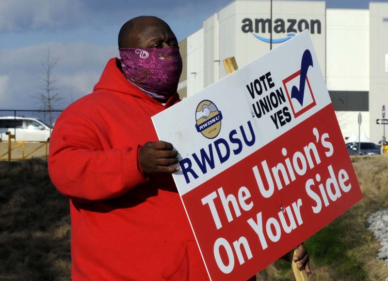 Amazon faces biggest union push in its history