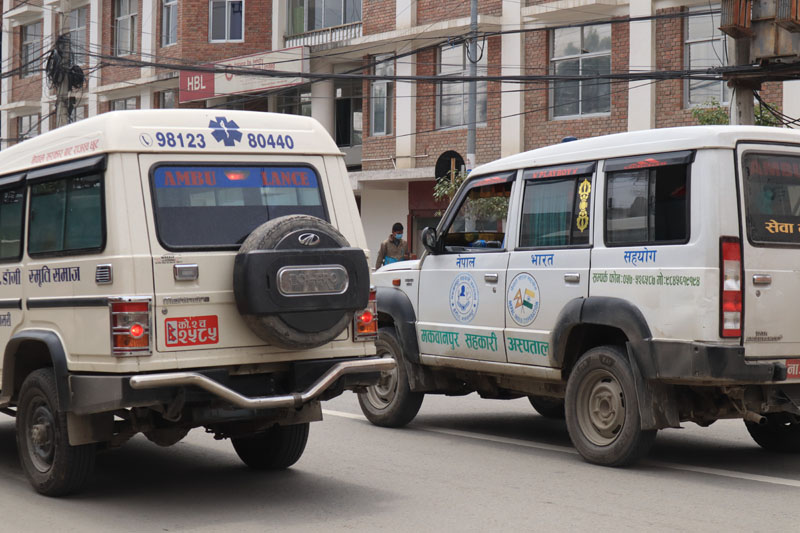 Ambulances donated by Om Adi Foundation