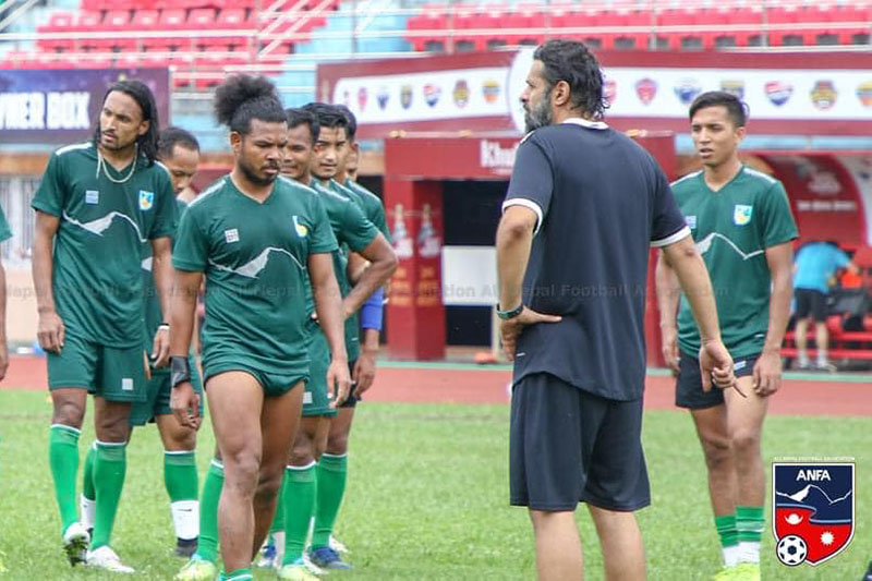 Nepal’s national football team in Iraq to prepare for World Cup qualifiers