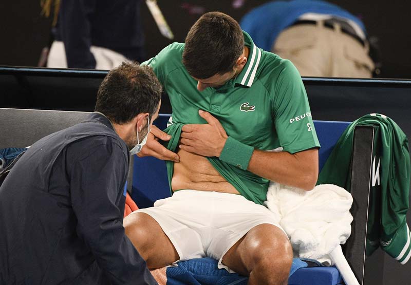 At Australian Open, players can reveal, or hide, injuries