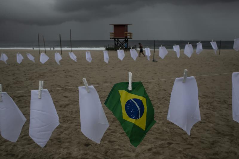 Brazil tops 600,000 virus deaths amid doubts about delta