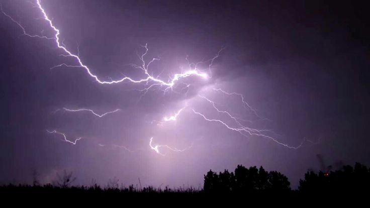 Rainfall with thunder and lightning predicted