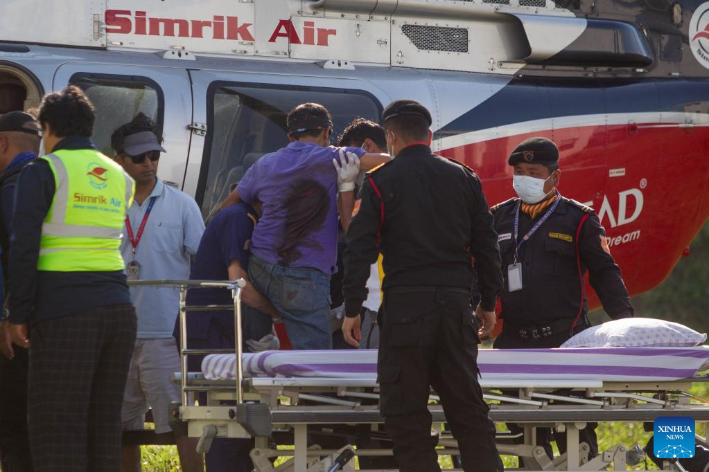 In Pics: Helicopter Crash in Nepal