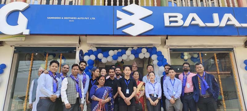 Bajaj’s new showroom now in Phidim