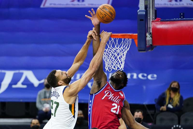 Embiid, Harris lead 76ers to OT victory over Jazz