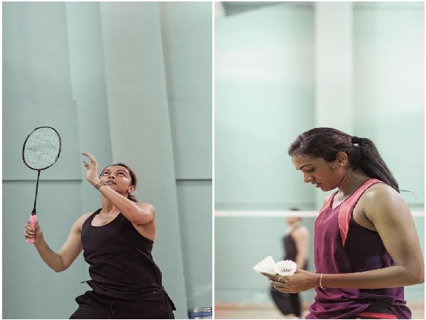 Deepika shares glimpse of badminton session