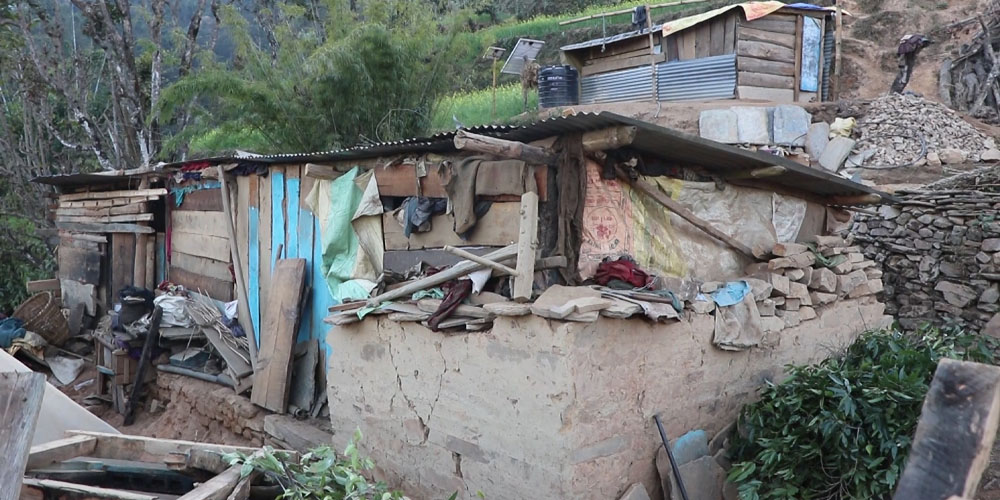 Rukum Paschim quake survivors still living in tin sheds a year since disaster