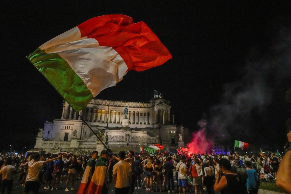 Italy explodes in joy after winning European Championship