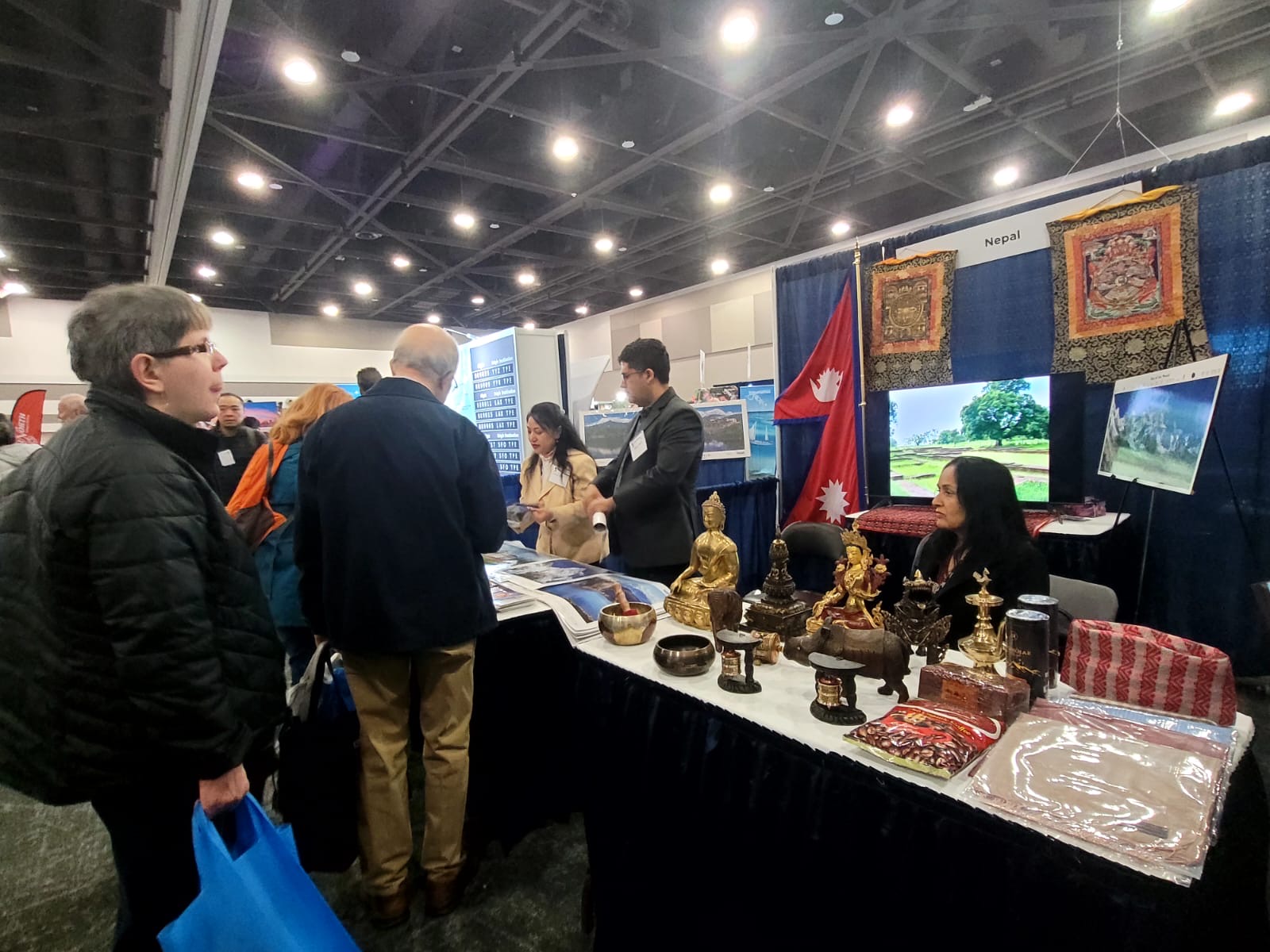 Nepali Embassy attends travel show in Ottawa