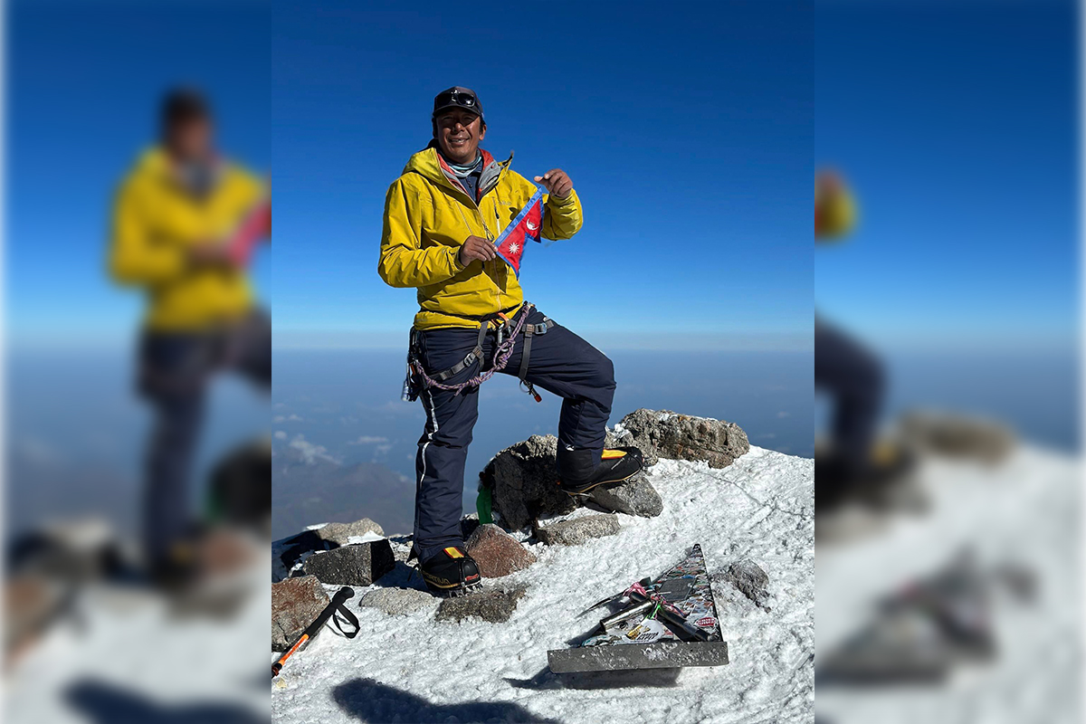 Chatur Tamang’s success on Mount Elbrus for the 138th time