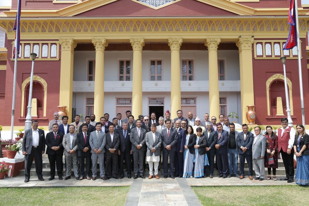 NCC delegation congratulates President Paudel