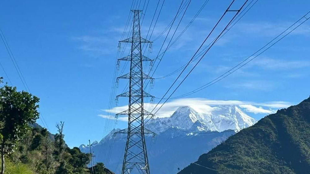 Chilime-Trishuli transmission line and substation in operation