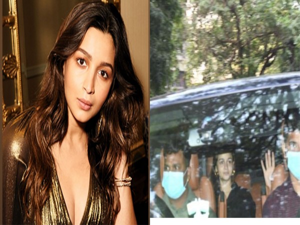 Alia’s first appearance after giving birth