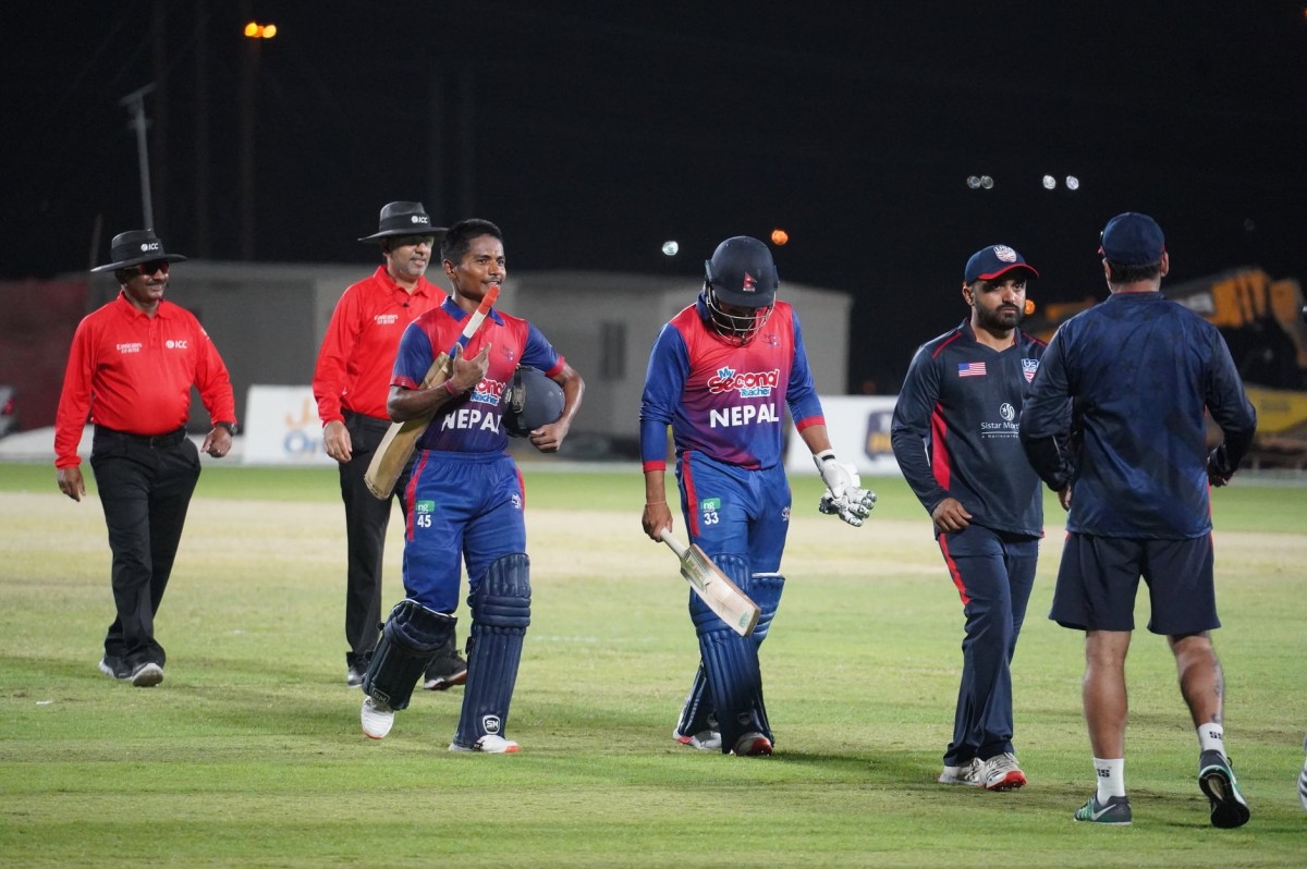 T-20 series: Nepal loses against UAE