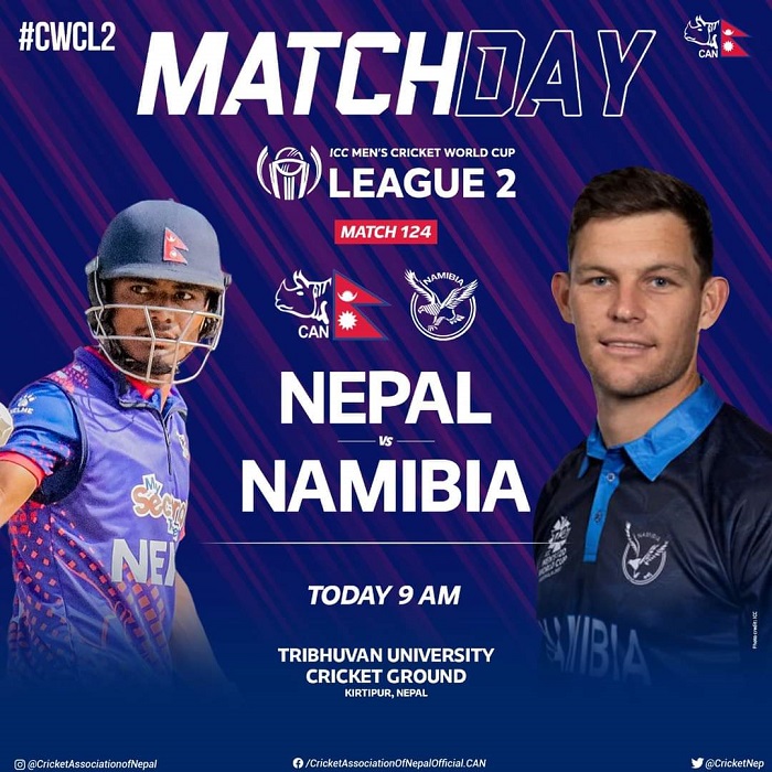 ICC Men’s Cricket: Nepal vs Namibia