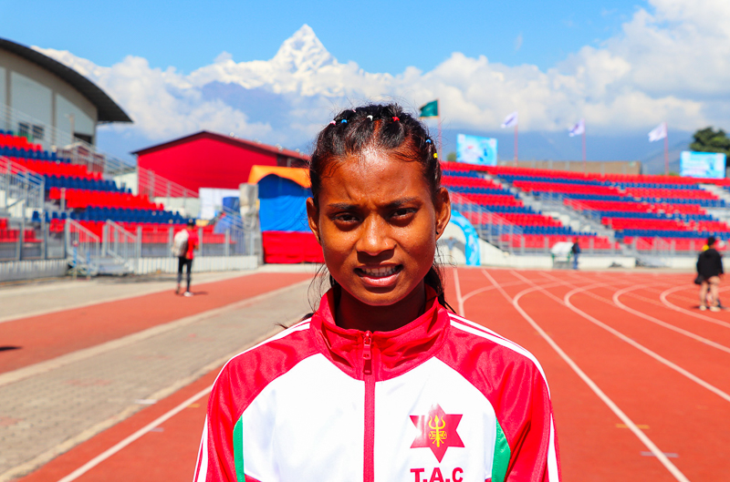 After winning gold in Ninth National Games, Tharu aims for gold in international athletics