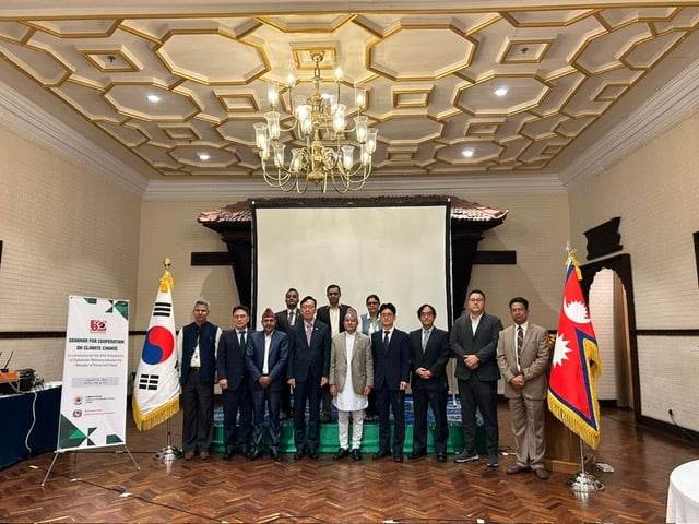 South Korean embassy and Ministry of Forests and Environment  jointly commemorate 50th anniversary of Korea-Nepal diplomatic relations