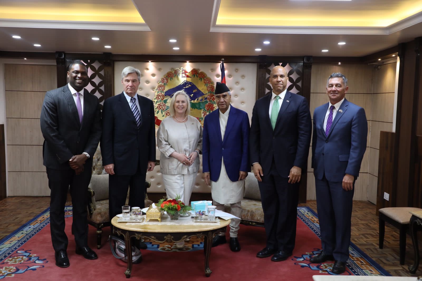 US Parliamentary delegation meets Prime Minister Deuba