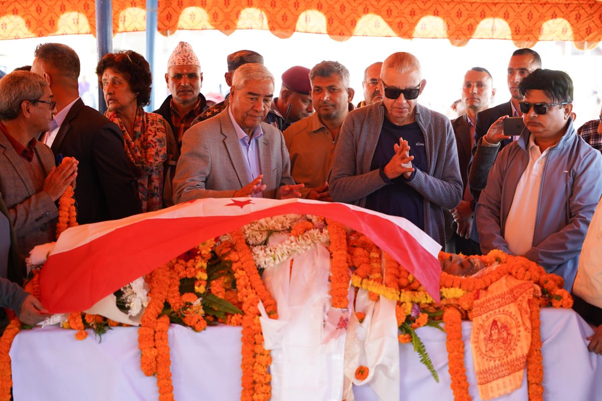 NC President Deuba pays tribute to former Speaker Dhungana