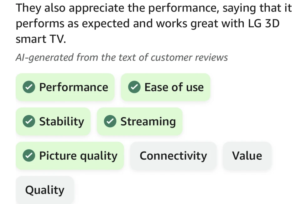 Amazon is rolling out a generative AI feature