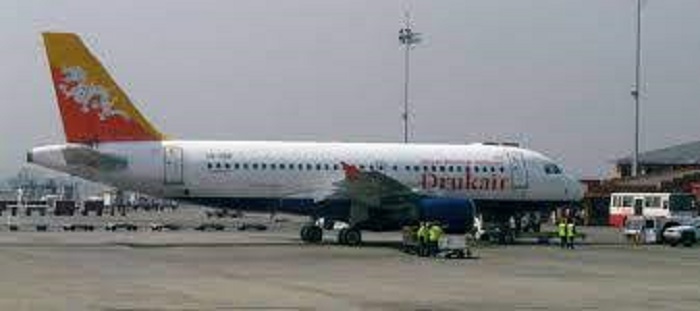 Drukair’s commercial flight at Pokhara Int’l Airport