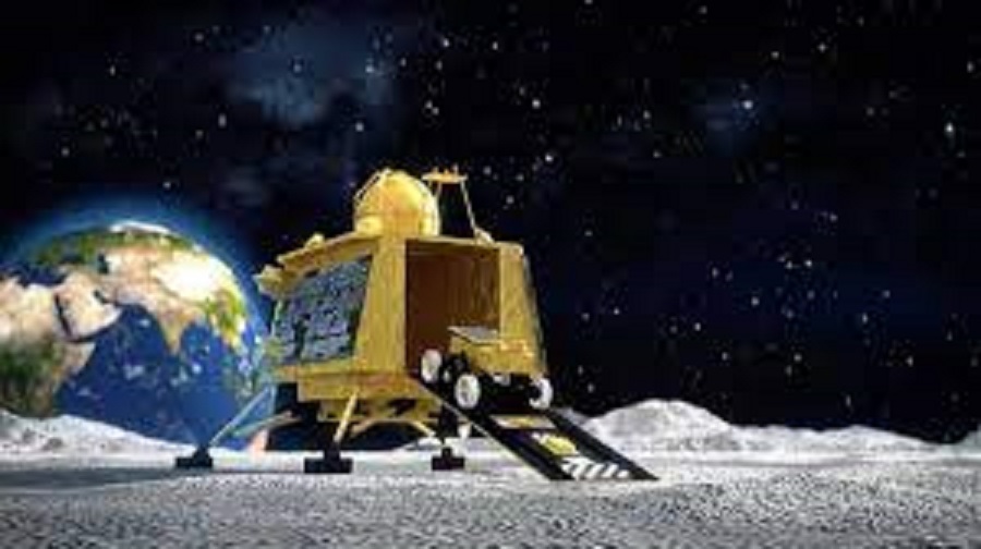 India’s lunar rover ramp to the moon’s surface and takes a walk