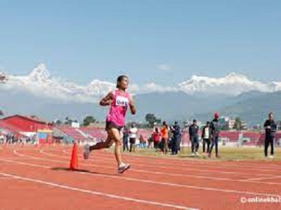 APF Shrestha wins gold medal in women’s marathon