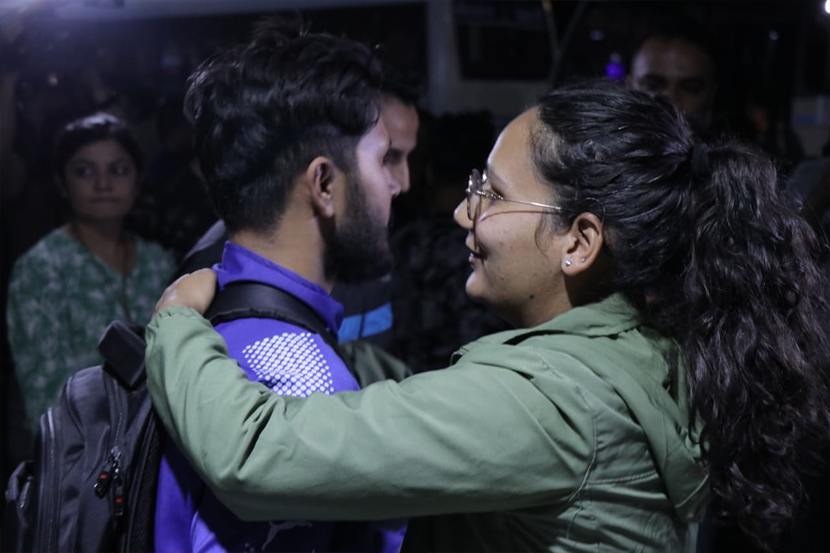 Nepalis rescued from Israel brought home