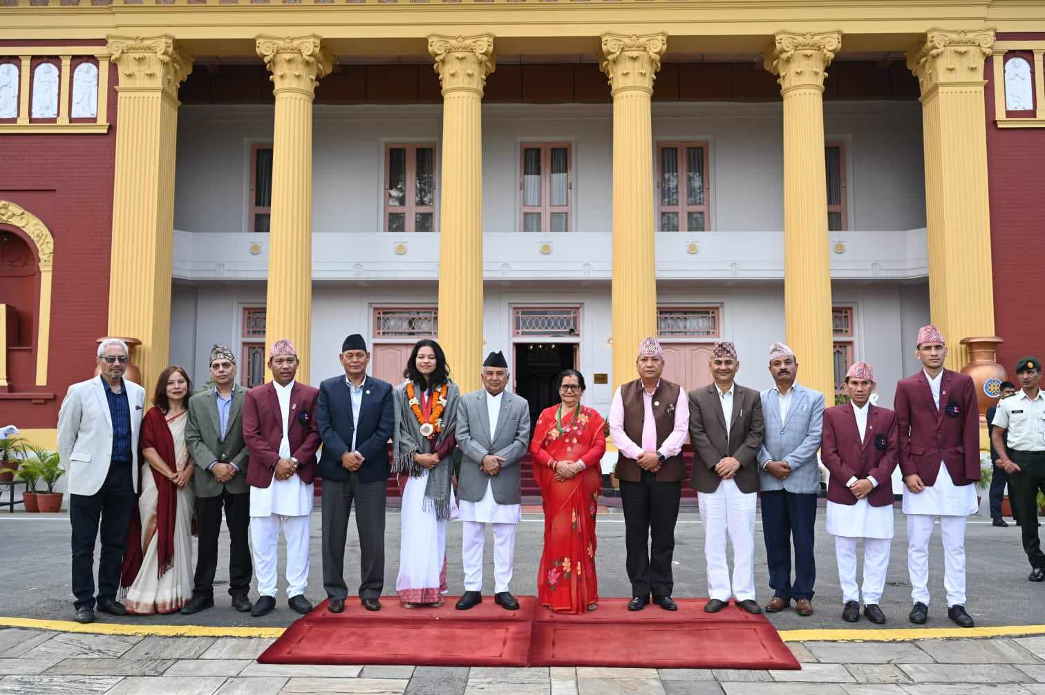 President Paudel honours Paralympics medalist Palesha