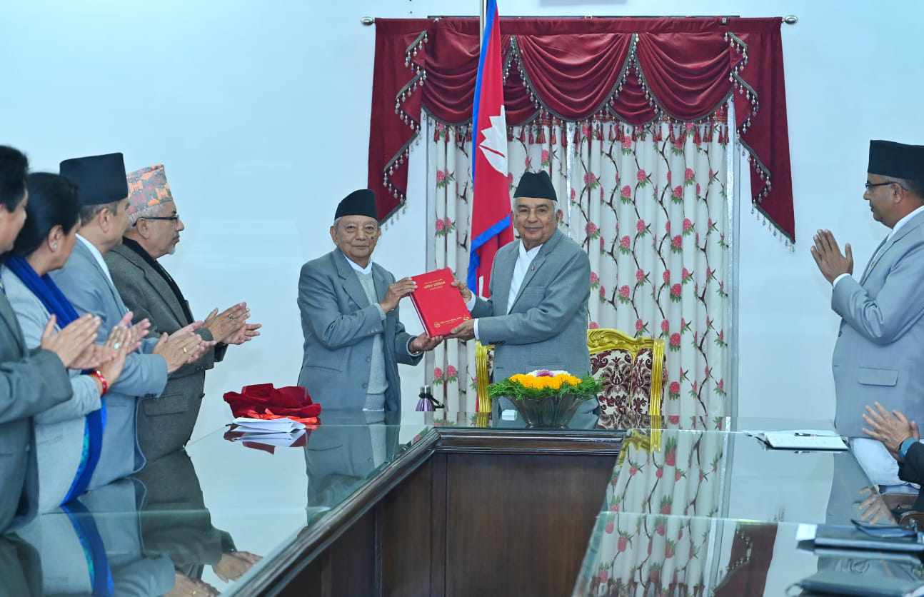 Submit the annual report of the National Human Rights Commission to President Paudel