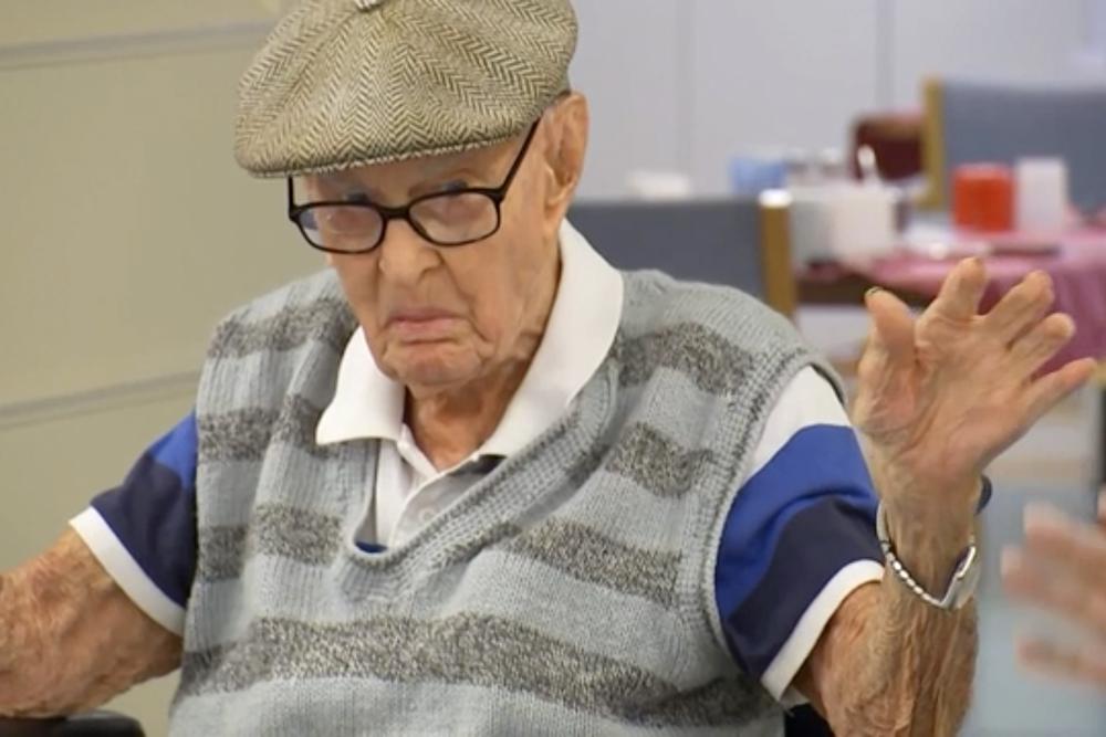 111-year-old Australian recommends eating chicken brains