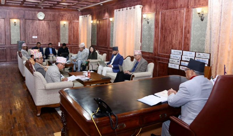 Prime Minister consults Election Commission officials