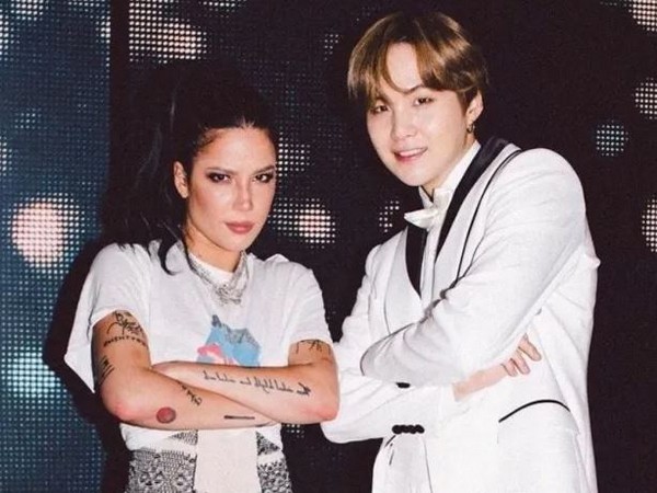 Halsey shares birthday wish for ‘twin’ BTS’ Suga