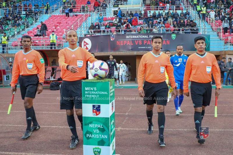 In pics: Friendly football match between Nepal and Pakistan