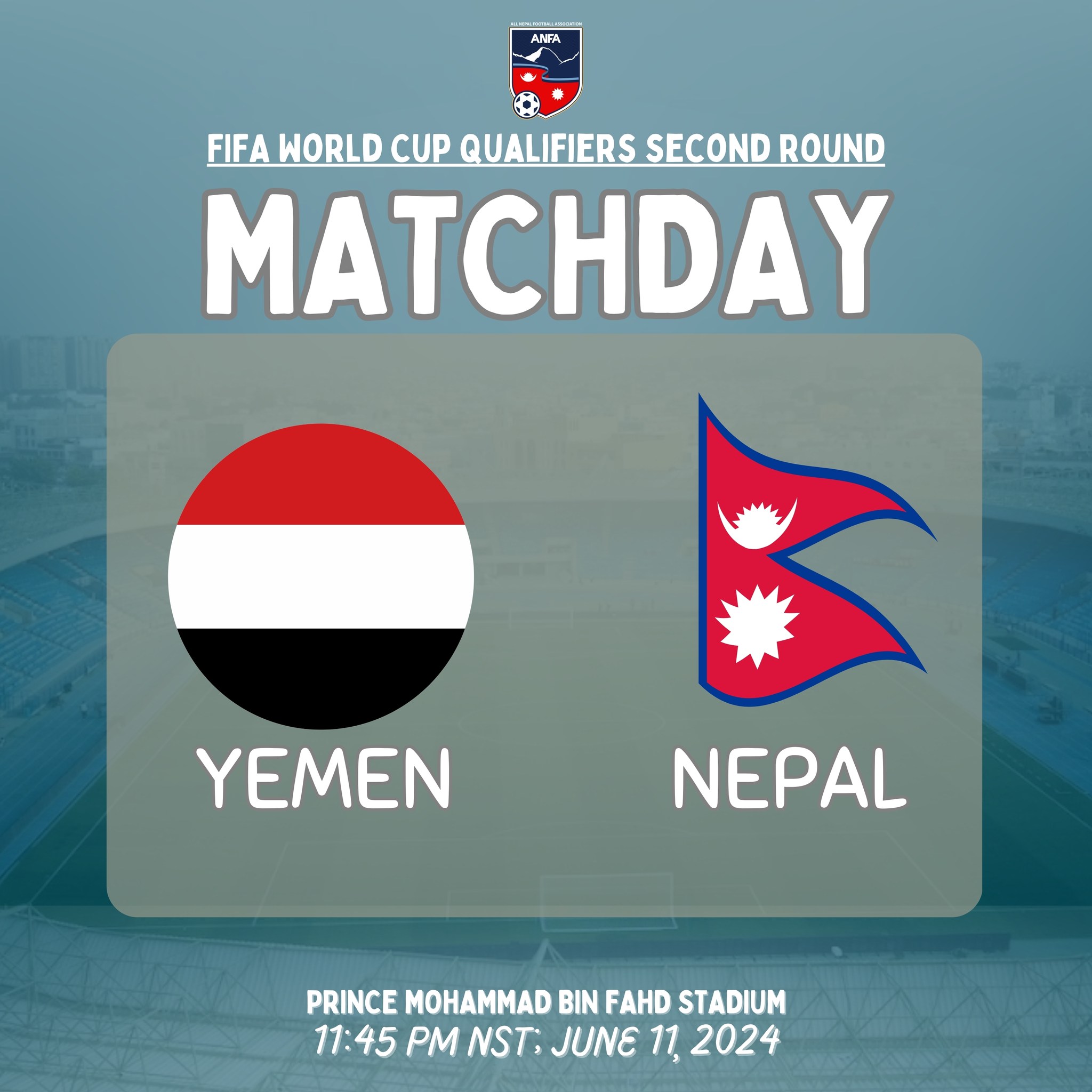 FIFA World Cup 2026 Qualifiers: Nepal facing Yemen tonight