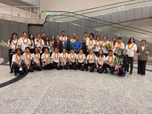 Pakistan’s national women’s team arrival in Nepal