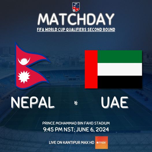 FIFA World Cup qualifiers: Nepal taking on UAE today