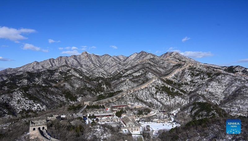 Great Wall looks spectacular after snowfall