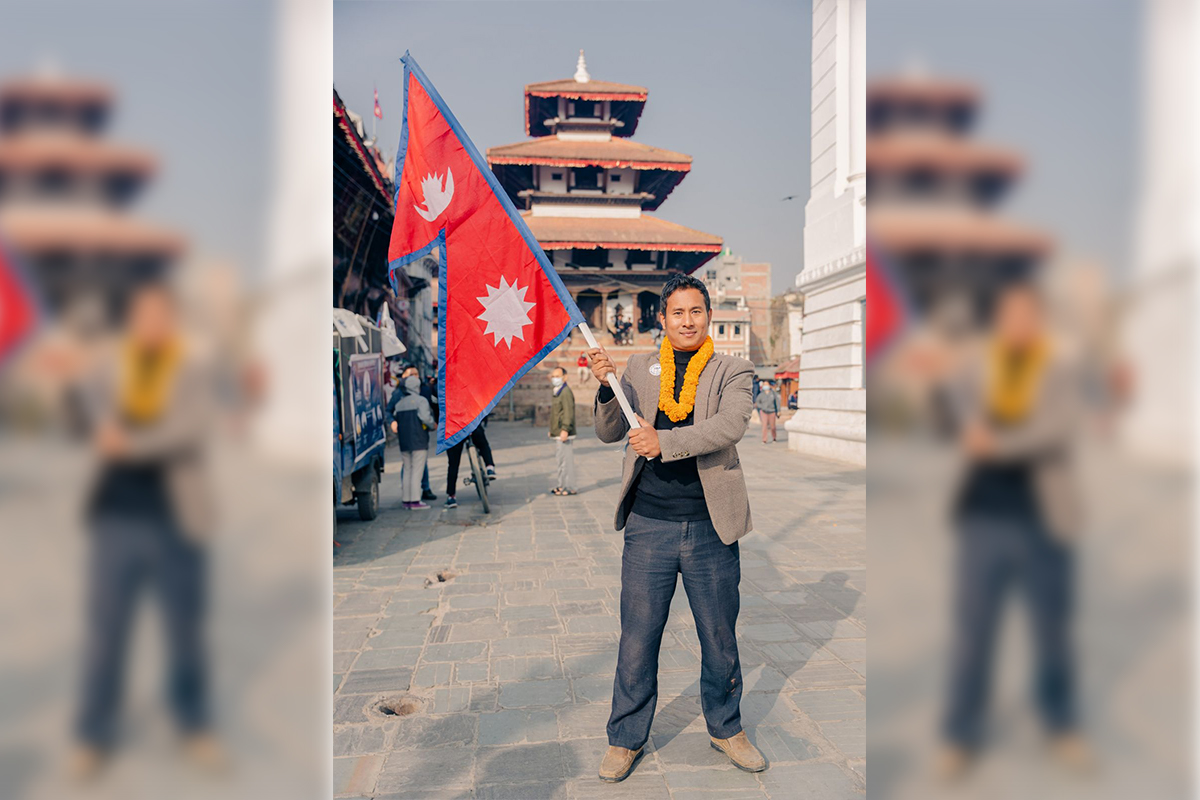 Bajracharya of Our Nepali Party elected in KTM 8(a)