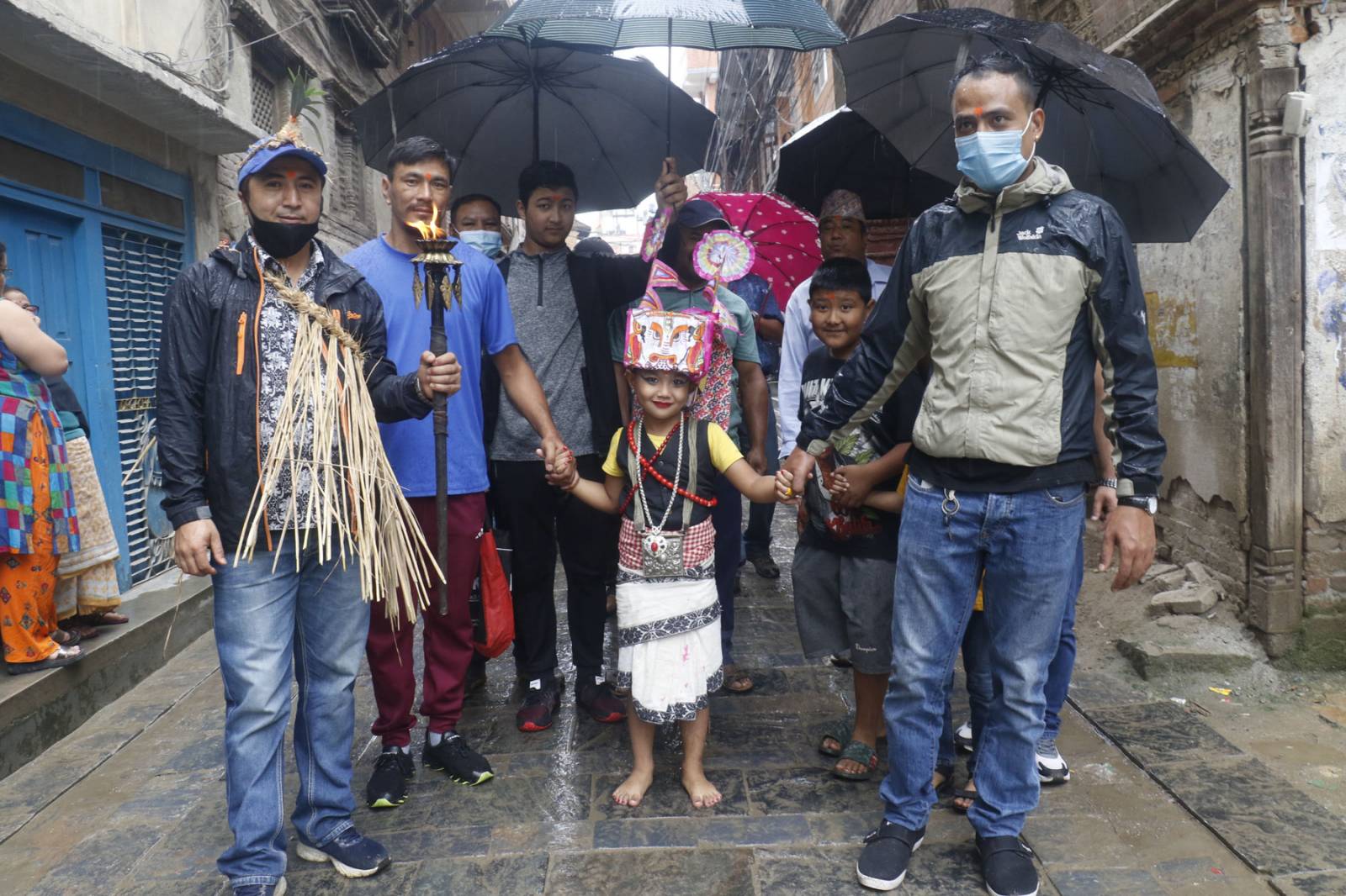 Gaijatra celebration starts in Bhaktapur