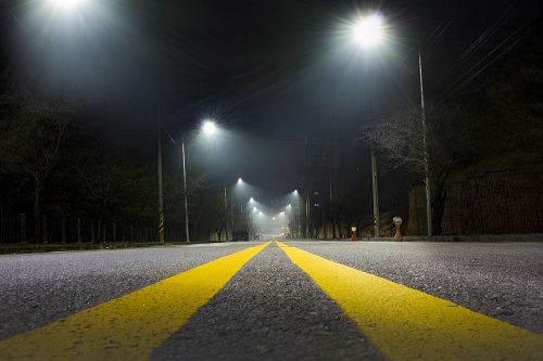 Smart street light connection in Bharatpur