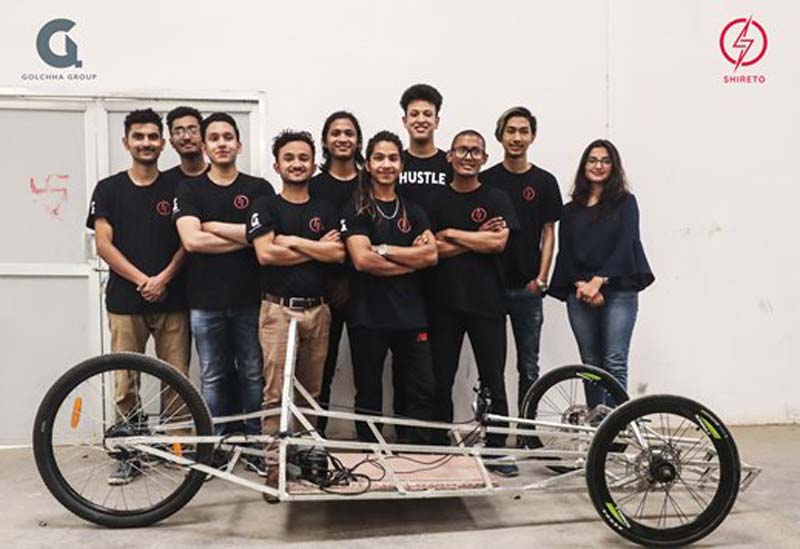 Golchha helps Nepali students build electric vehicle