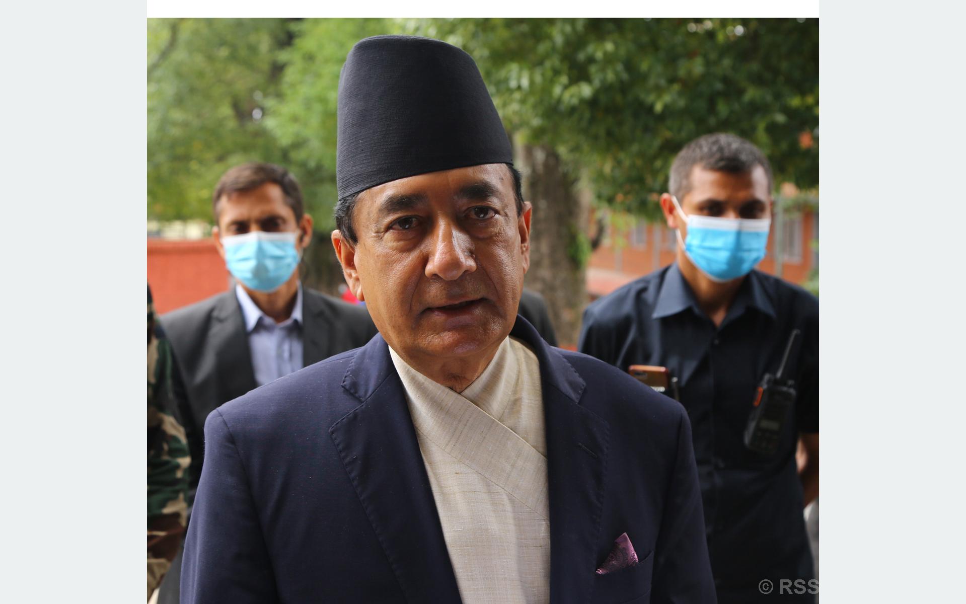 Minister Karki votes from Sunsari-4