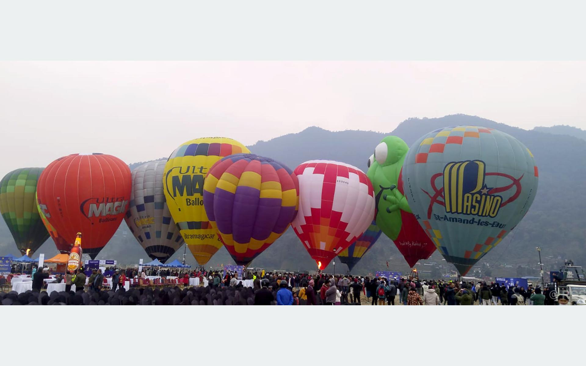 Hot Air Balloon Festival revitalizes tourism in Pokhara